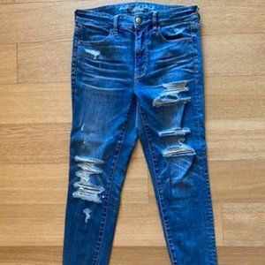 AE Distressed Skinny Jeans